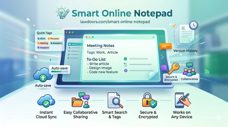Smart Online Notepad