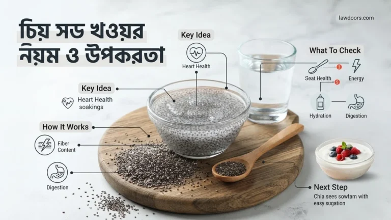 চিয়া সিড খাওয়ার নিয়ম ও উপকারিতা Expert Guide 2026