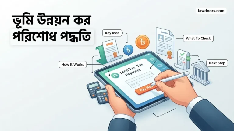 ভূমি উন্নয়ন কর পরিশোধ পদ্ধতি Step-by-Step Guide 2026