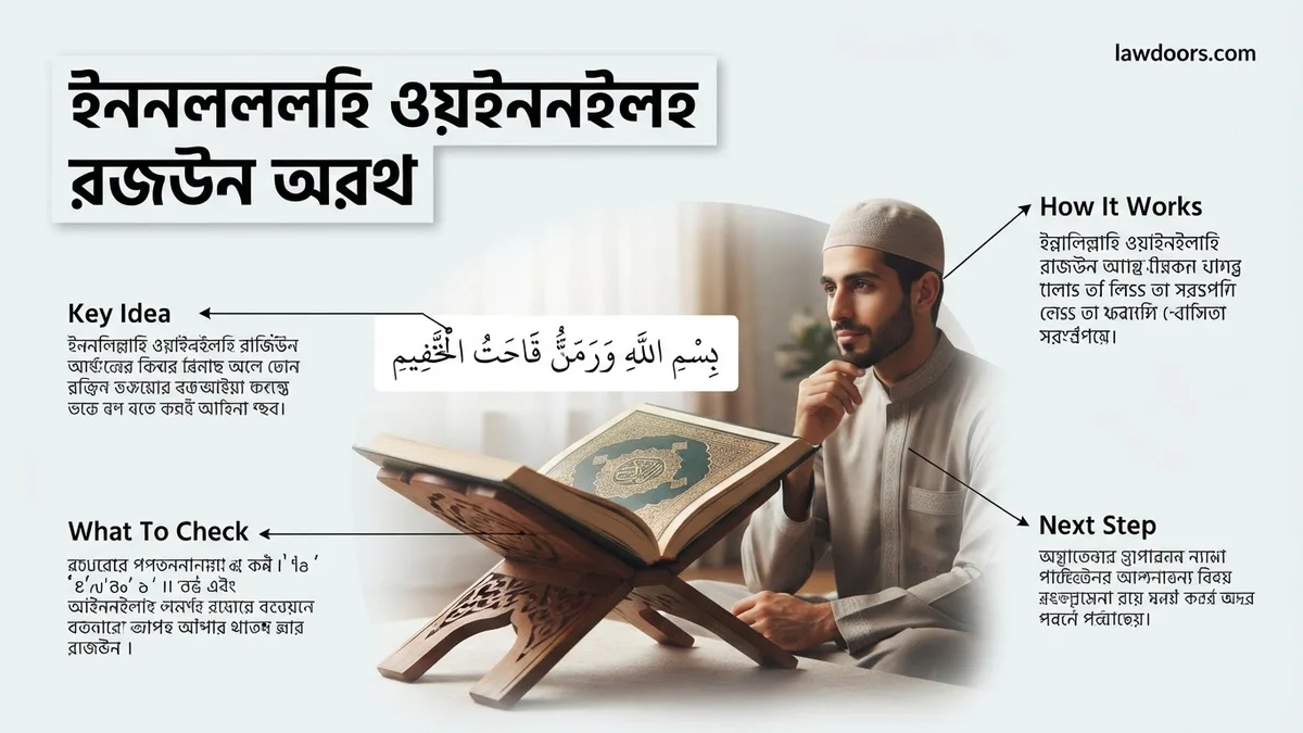 ইন্নালিল্লাহি ওয়াইন্নইলাহি রাজিউন অর্থ ইন্নালিল্লাহি ওয়াইন্নইলাহি রাজিউন অর্থ expert guide showing the main topic and key context