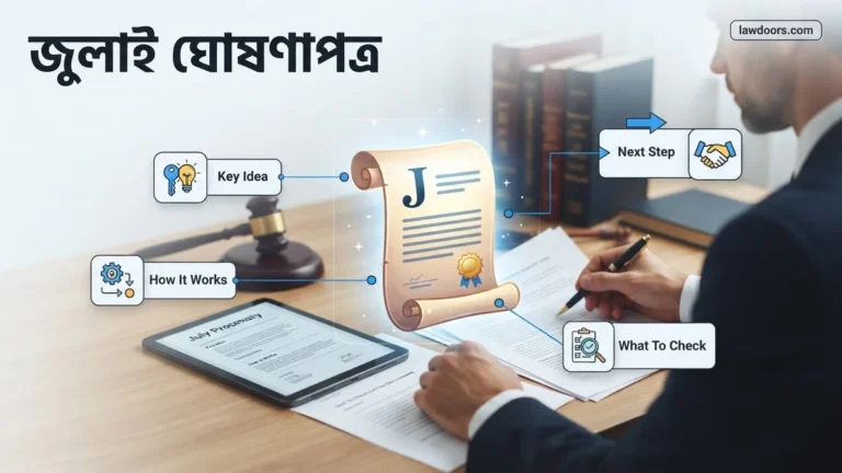 জুলাই ঘোষণাপত্র Expert Guide 2026