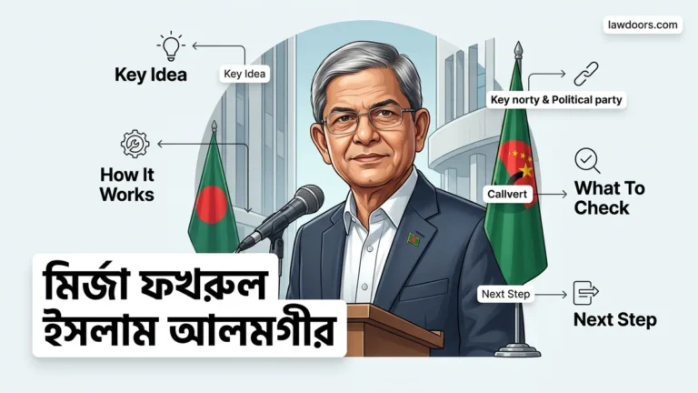 মির্জা ফখরুল ইসলাম আলমগীর 2026 Real Guide to BNP Politics