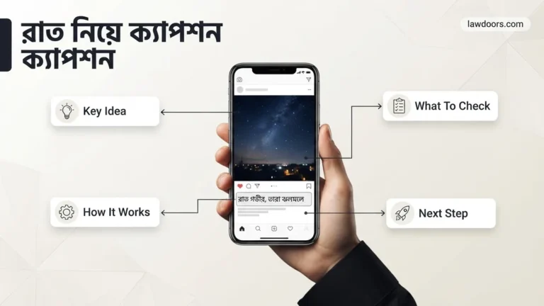 রাত নিয়ে ক্যাপশন সেরা কালেকশন ২০২৬ – Best Bangla 2026
