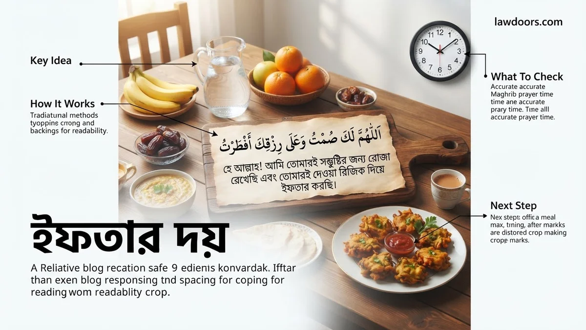ইফতারের দোয়া ইফতারের দোয়া expert guide showing the main topic and key context