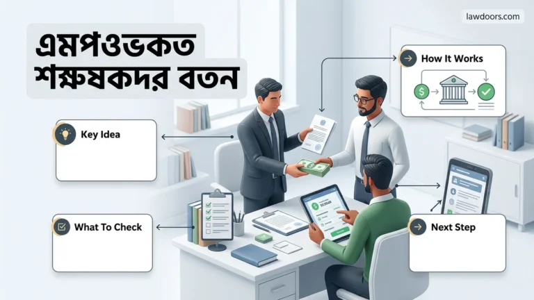 এমপিওভুক্ত শিক্ষকদের বেতন ২০২৬ Best Guide & Updates 2026