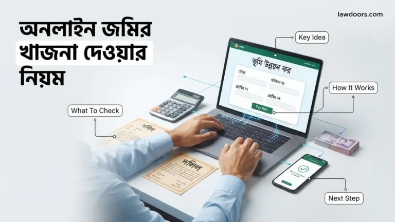 অনলাইনে জমির খাজনা দেওয়ার নিয়ম ২০২৬ Step-by-Step 2026