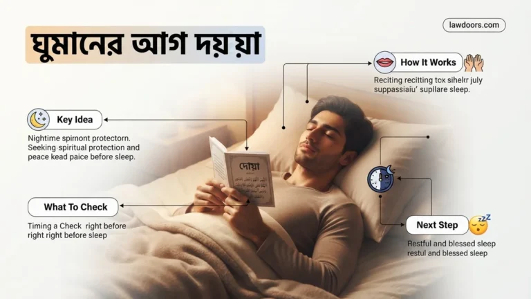 ঘুমানোর আগে দোয়া Best Guide with Arabic, Pronunciation 2026