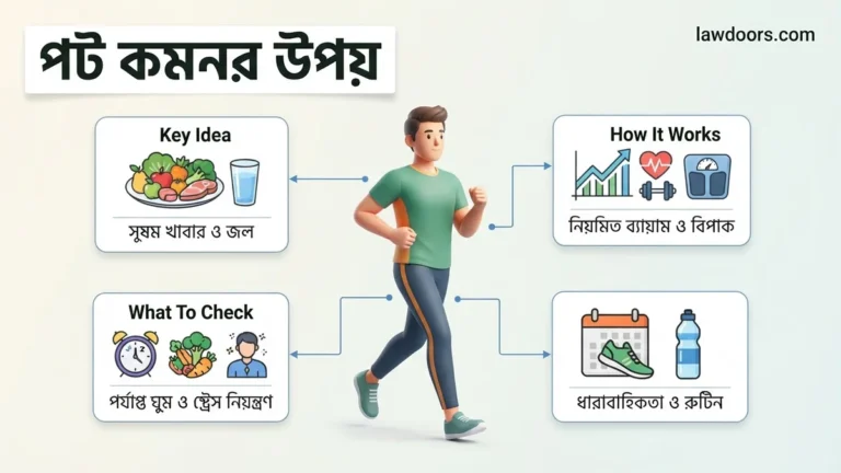 পেট কমানোর উপায় ২০২৬ কার্যকর ও সহজ গাইড Expert Guide 2026
