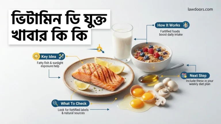 ভিটামিন ডি যুক্ত খাবার কি কি Best Guide for 2026