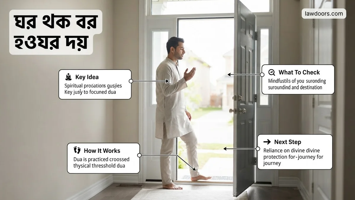 ঘর থেকে বের হওয়ার দোয়া ঘর থেকে বের হওয়ার দোয়া expert guide showing the main topic and key context