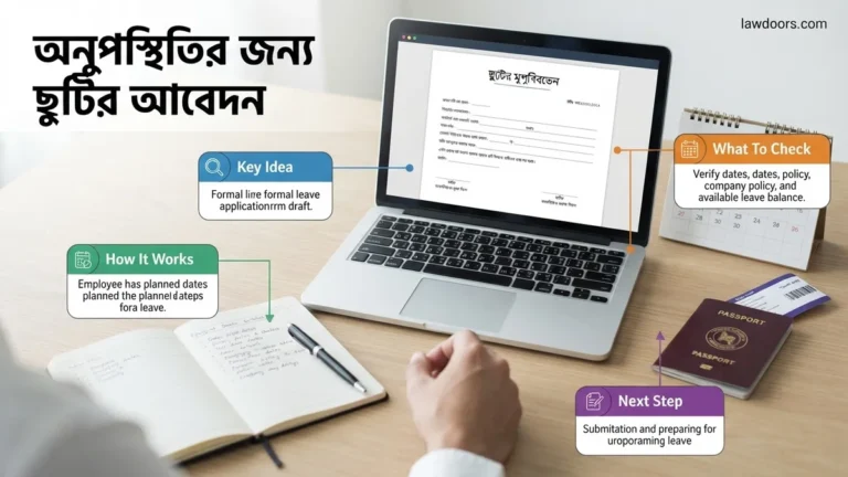 অনুপস্থিতির জন্য ছুটির আবেদন ২০২৬ Step-by-Step Guide 2026