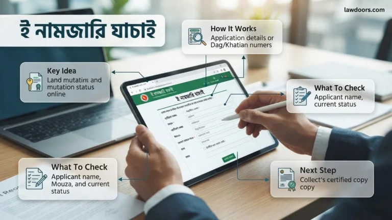 ই নামজারি যাচাই 2026 Step-by-Step Guide for Status Check