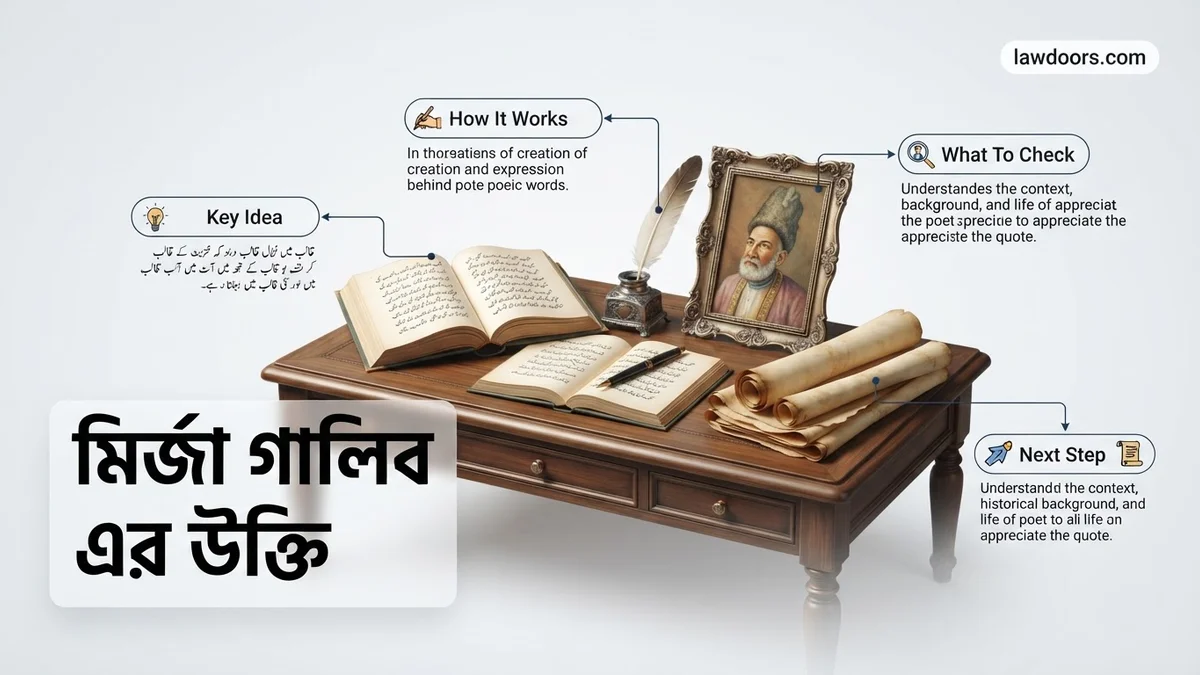 মির্জা গালিব এর উক্তি মির্জা গালিব এর উক্তি expert guide showing the main topic and key context