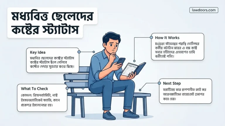 মধ্যবিত্ত ছেলেদের কষ্টের স্ট্যাটাস 2026 Best Real Quotes
