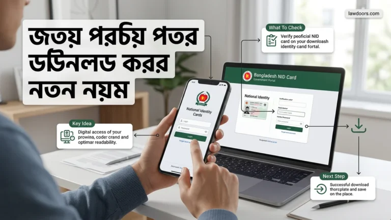 জাতীয় পরিচয় পত্র ডাউনলোড করার নতুন নিয়ম ২০২৬ Guide 2026