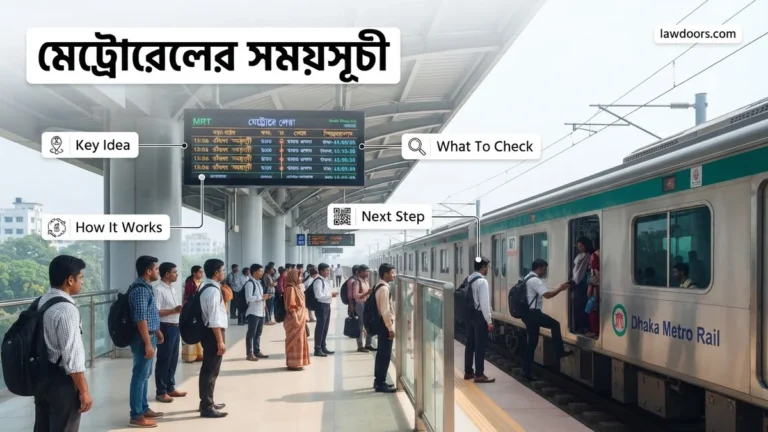 মেট্রোরেলের সময়সূচী ২০২৬ Best Guide to Train Schedule 2026