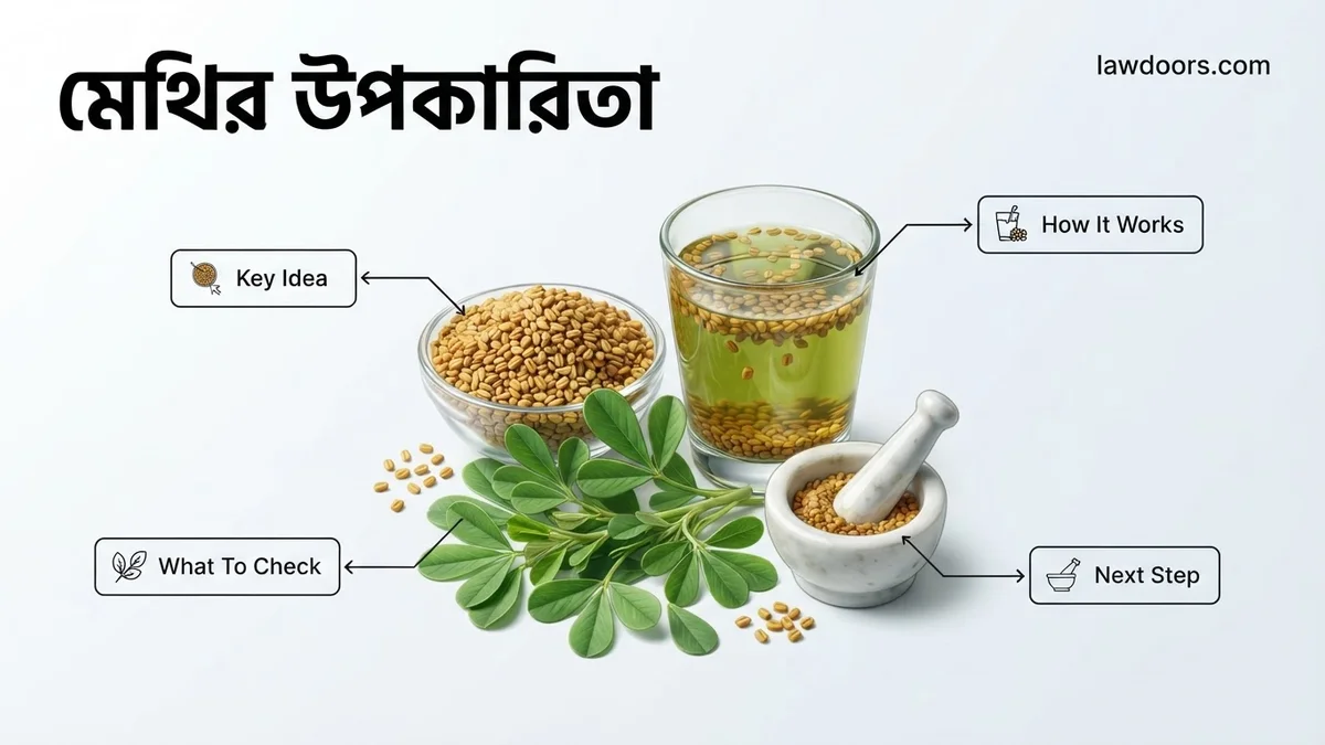 মেথির উপকারিতা মেথির উপকারিতা expert guide showing the main topic and key context