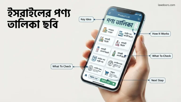 ইসরাইলের পণ্য তালিকা ছবি 2026 Best Guide & List