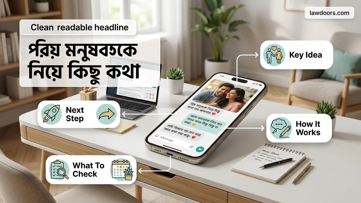 প্রিয় মানুষকে নিয়ে কিছু কথা প্রিয় মানুষকে নিয়ে কিছু কথা expert guide showing the main topic and key context
