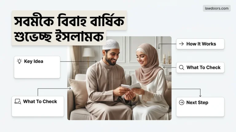 স্বামীকে বিবাহ বার্ষিকী শুভেচ্ছা ইসলামিক Expert Guide 2026