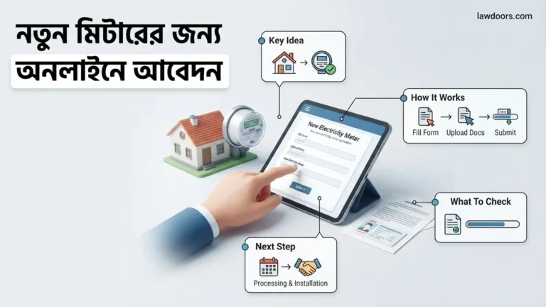নতুন মিটারের জন্য অনলাইনে আবেদন ২০২৬ Step-by-Step Guide 2026
