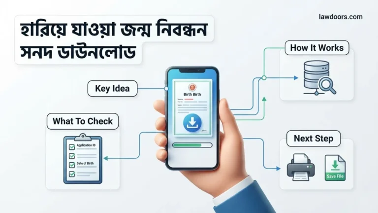 হারিয়ে যাওয়া জন্ম নিবন্ধন সনদ ডাউনলোড Step-by-Step 2026