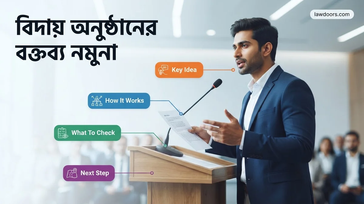 বিদায় অনুষ্ঠানের বক্তব্য নমুনা বিদায় অনুষ্ঠানের বক্তব্য নমুনা expert guide showing the main topic and key context