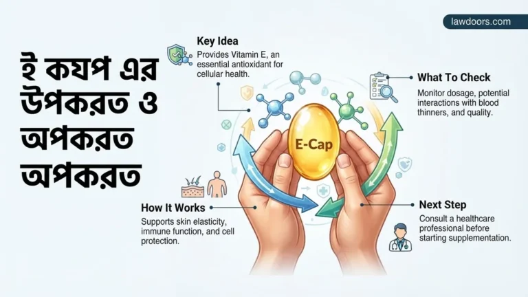 ই ক্যাপ এর উপকারিতা ও অপকারিত Expert Guide 2026
