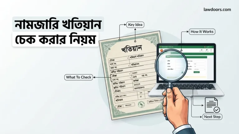 নামজারি খতিয়ান চেক করার নিয়ম ২০২৬ Step-by-Step Guide 2026