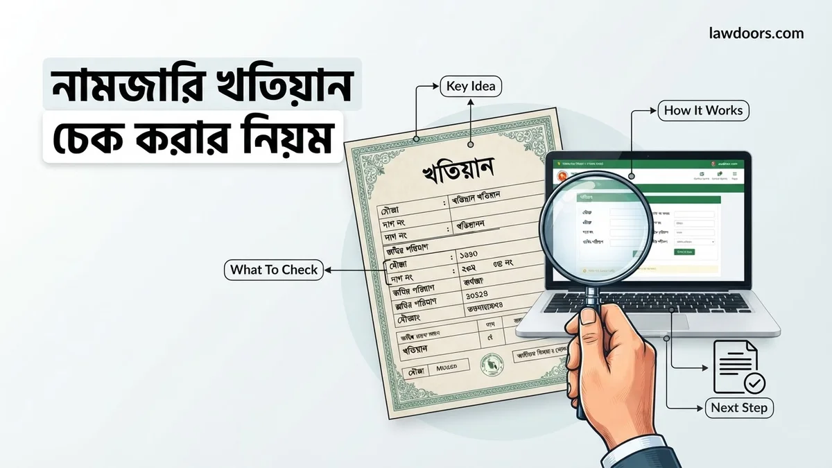 নামজারি খতিয়ান চেক করার নিয়ম নামজারি খতিয়ান চেক করার নিয়ম expert guide showing the main topic and key context