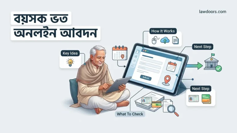 বয়স্ক ভাতা অনলাইন আবেদন 2026 Step-by-Step Guide