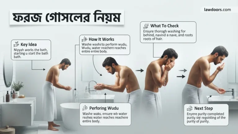 ফরজ গোসলের নিয়ম Step-by-Step Guide 2026