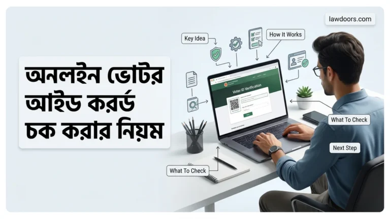 অনলাইনে ভোটার আইডি কার্ড চেক করার নিয়ম ২০২৬ 2026