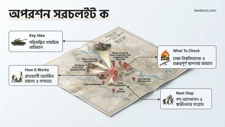 অপারেশন সার্চলাইট কি 2026 Real Guide to History